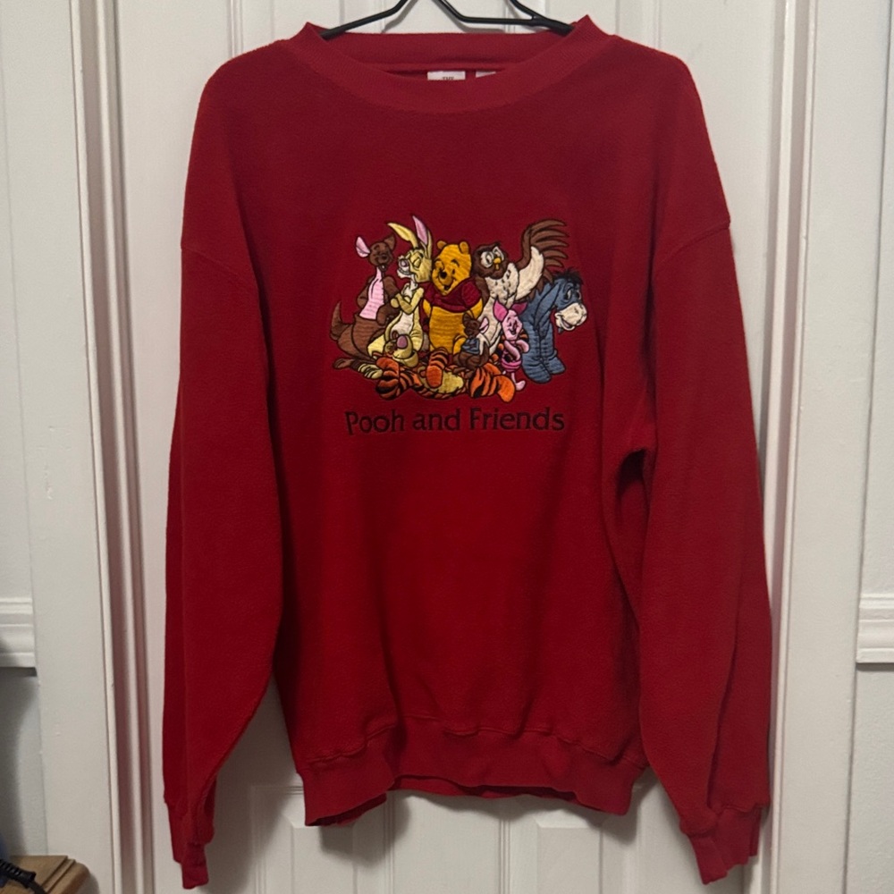 Disney Red Sweatshirt